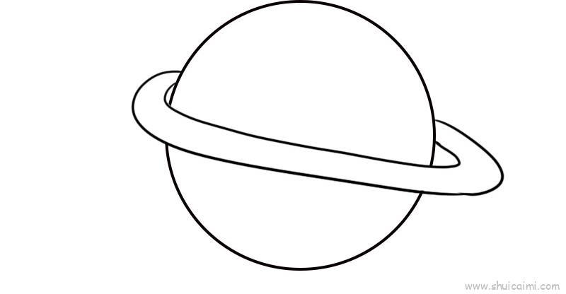 星球儿童画怎么画 星球简笔画顺序