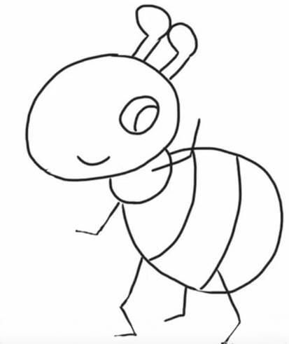 蚂蚁的简笔画图片大全大图 蚂蚁的简笔画图片大全大图可爱