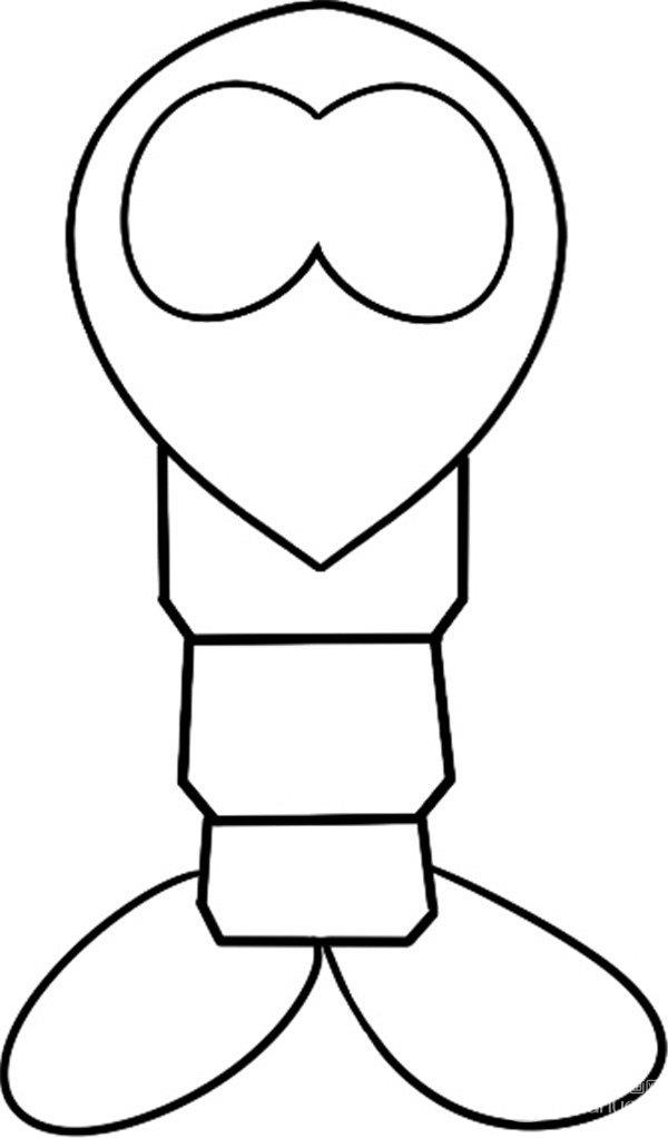 举着双钳的大龙虾简笔画怎么画 举着双钳的大龙虾简笔画简单又好看