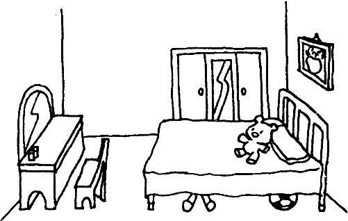 房间简笔画 房间简笔画图片