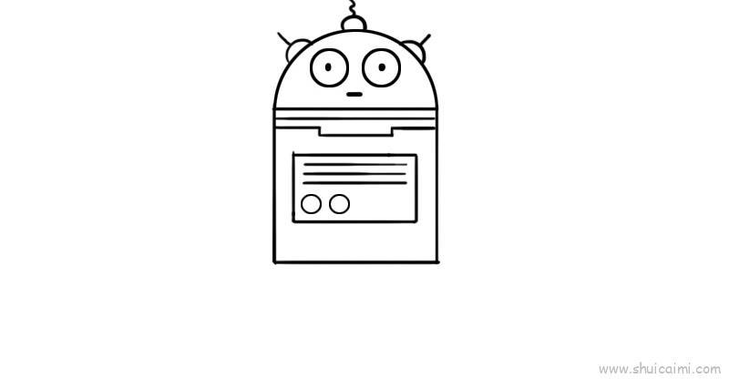 机器人儿童画怎么画 机器人简笔画好看