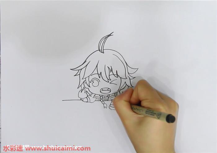 白月初怎么画 白月初简笔画漂亮