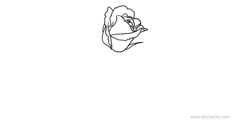 玫瑰花儿童画怎么画 玫瑰花简笔画步骤