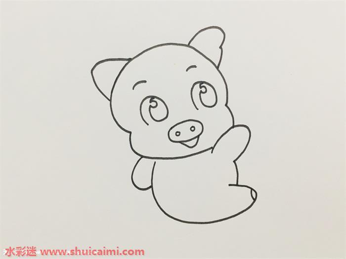 猪怎么画 猪简笔画画法