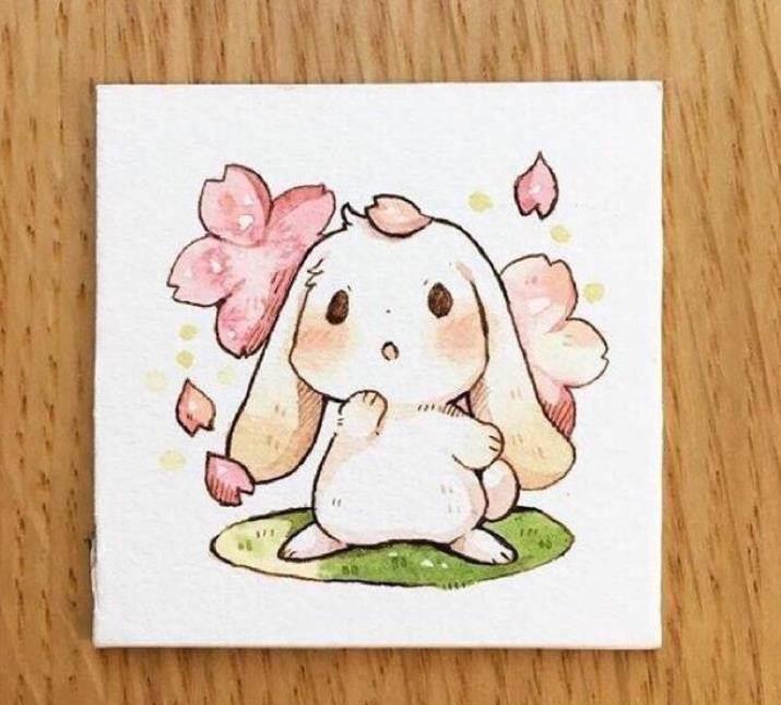 卡通兔子简笔画 卡通兔子简笔画彩色