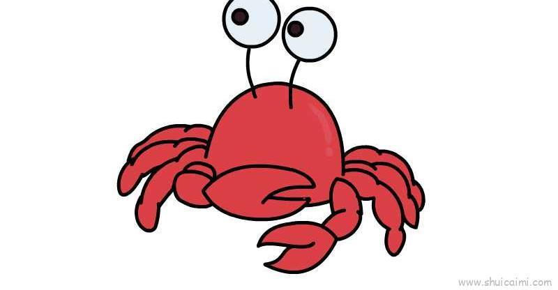 螃蟹儿童画怎么画 螃蟹简笔画简单又好看