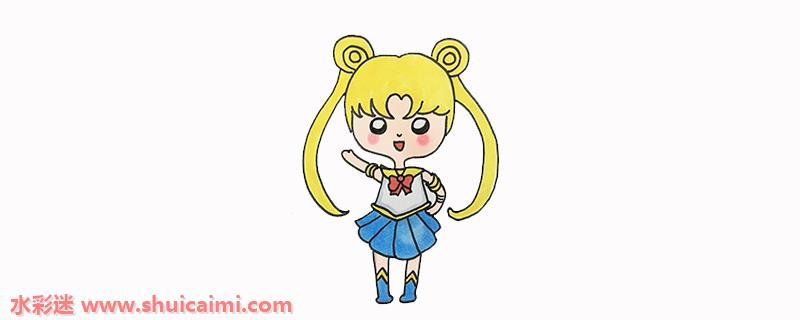 好看的简笔画月亮公主怎么画?