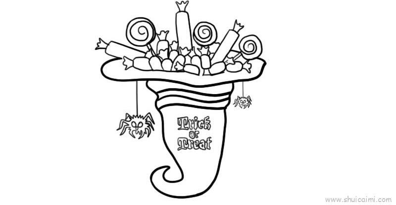 糖果儿童画怎么画 糖果简笔画顺序