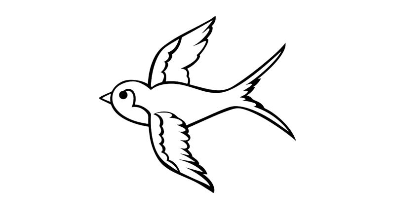 燕子简笔画怎么画 燕子简笔画图片