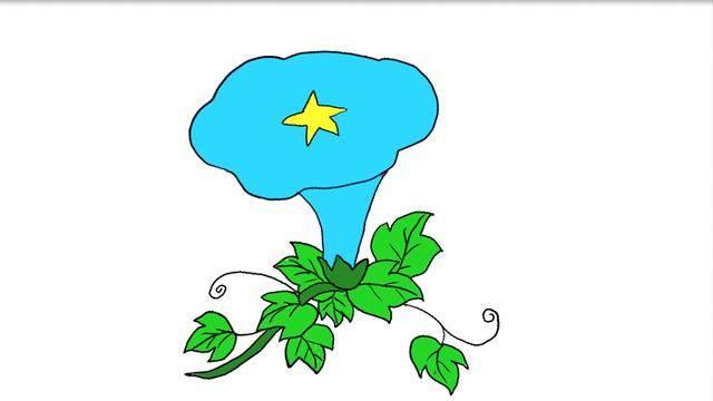 喇叭花简笔画 喇叭花简笔画图片大全