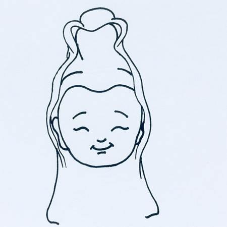 简单又好看到观音菩萨简笔画 教我怎么画简笔画的观音菩萨