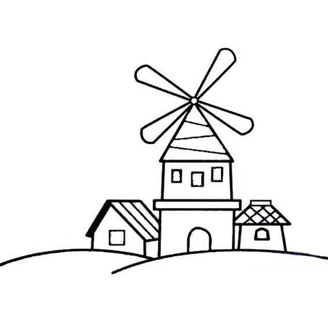 建筑简笔画 建筑简笔画幼儿园