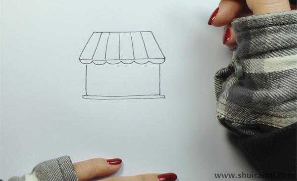 书店儿童画怎么画 书店简笔画好看