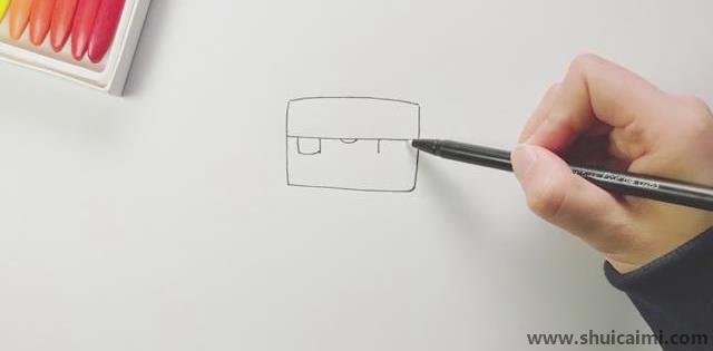 公文包儿童简笔画怎么画 公文包儿童画好看