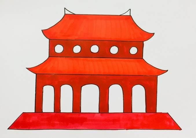 故宫简笔画 故宫简笔画简单又漂亮