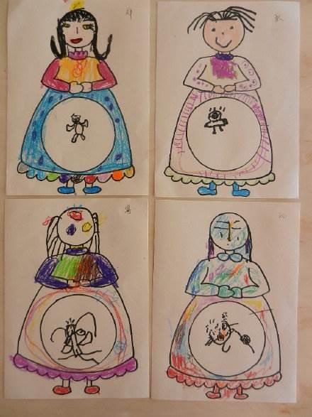 婴儿肚子进风简笔画 婴幼儿肚子进风简笔画图片