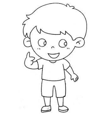 人物简笔画男孩 人物简笔画男孩头像