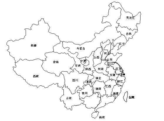 地图简笔画 地图简笔画轮廓