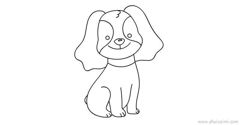 小狗教程儿童画怎么画 小狗教程简笔画图片大全