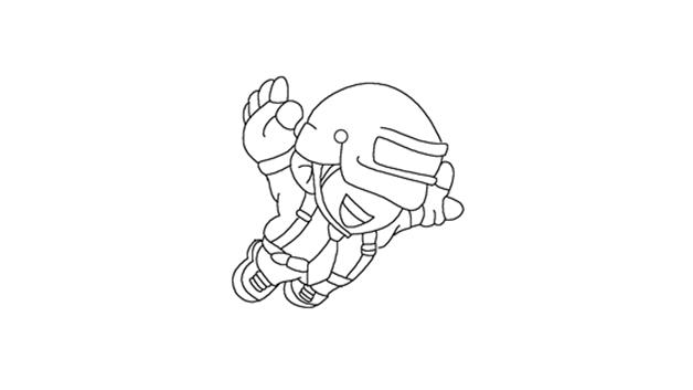 吃鸡简笔画怎么画 吃鸡简笔画简单