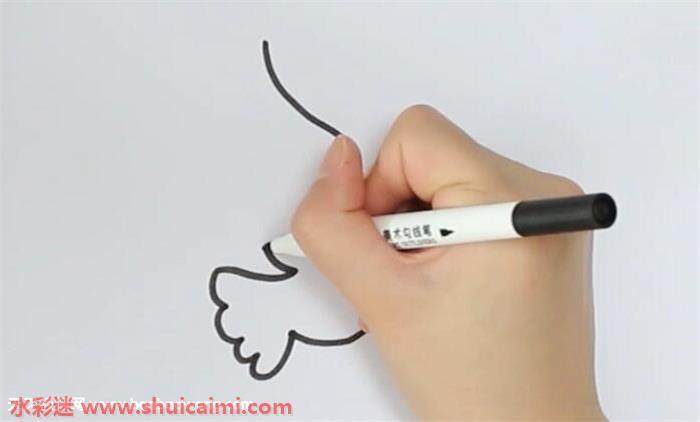 鸽子怎么画 鸽子简笔画简单好看带颜色