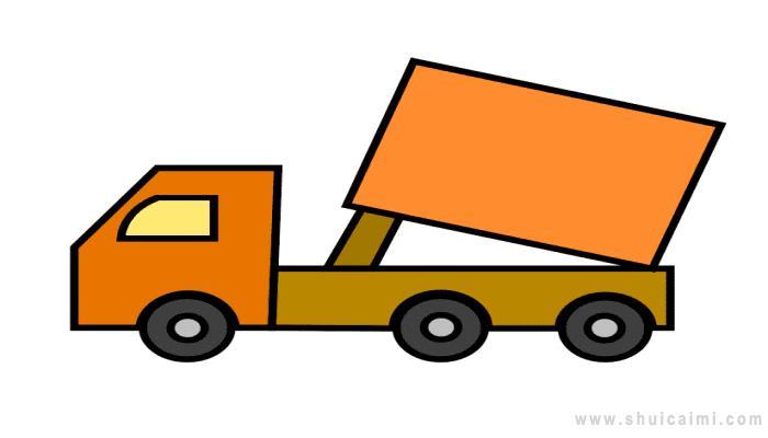 工程车简笔画怎么画 工程车简笔画顺序