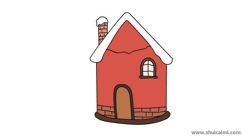 圣诞房子简笔画怎么画 圣诞房子简笔画简单又好看