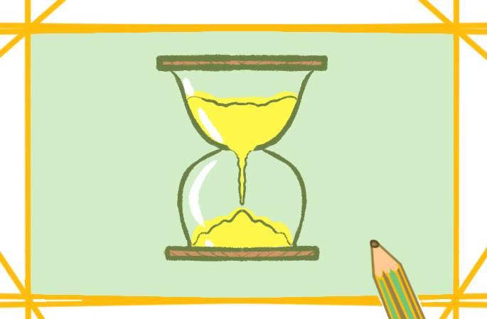 沙漏简笔画 时间沙漏简笔画
