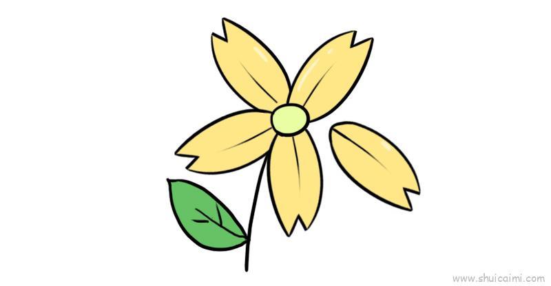 花瓣儿童画怎么画 花瓣简笔画好看