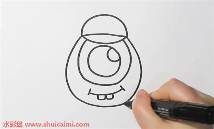 大眼仔怎么画 大眼仔简笔画简单