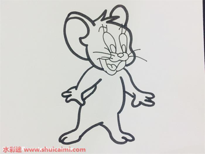 老鼠杰瑞怎么画 老鼠杰瑞简笔画简单好看