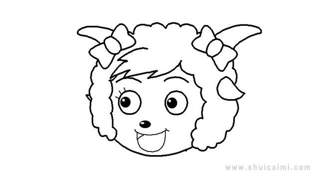 美羊羊简笔画怎么画 美羊羊简笔画步骤