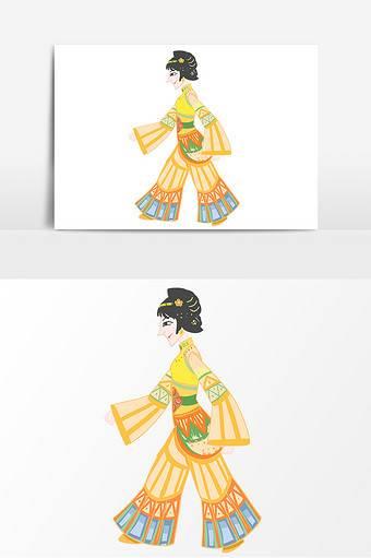 皮影简笔画 皮影简笔画图片大全简易