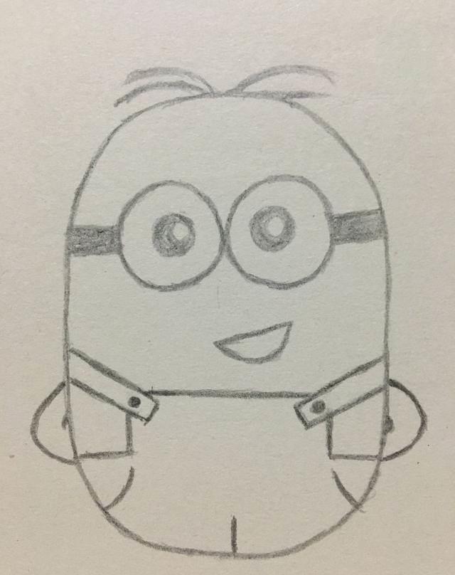 小黄人简笔画 小黄人简笔画图片