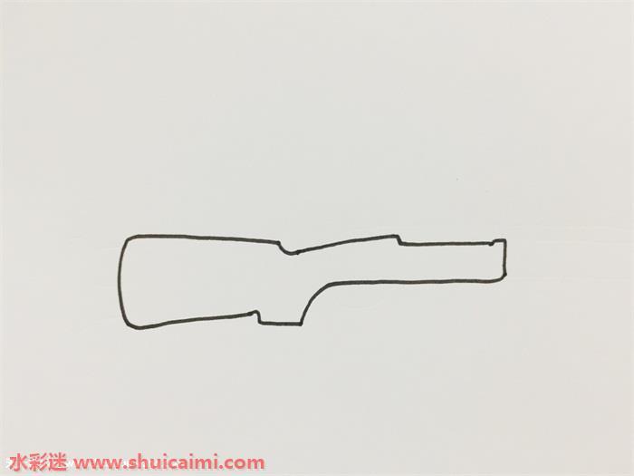 m24怎么画 m24简笔画步骤图