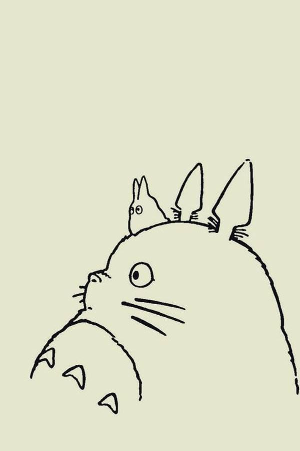 龙猫简笔画 龙猫简笔画大全可爱