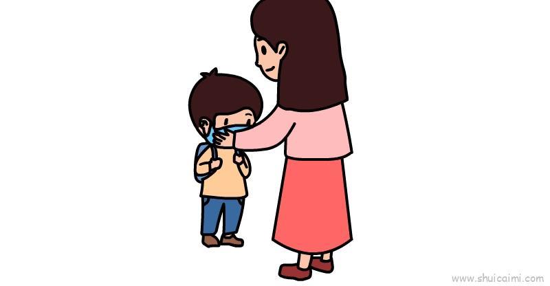 疫情主题教程儿童画怎么画 疫情主题教程简笔画简单又好看