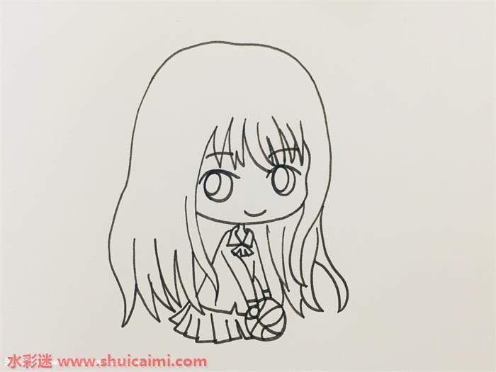 动漫人物赤木晴子怎么画？赤木晴子简笔画步骤教程