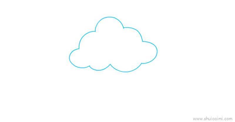 云儿童画怎么画 云简笔画图片大全