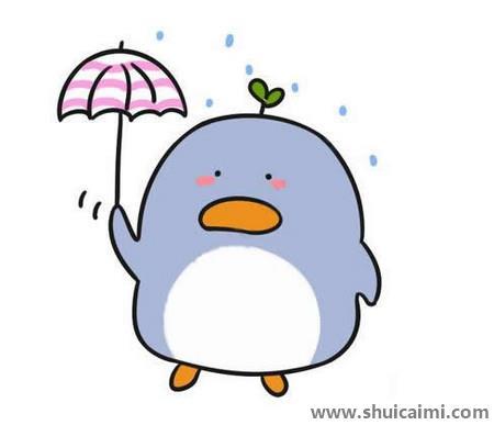 小企鹅可爱儿童简笔画图片大全