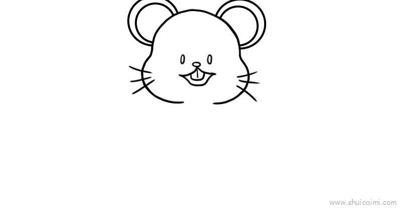 老鼠送福儿童画怎么画 老鼠送福简笔画图片大全