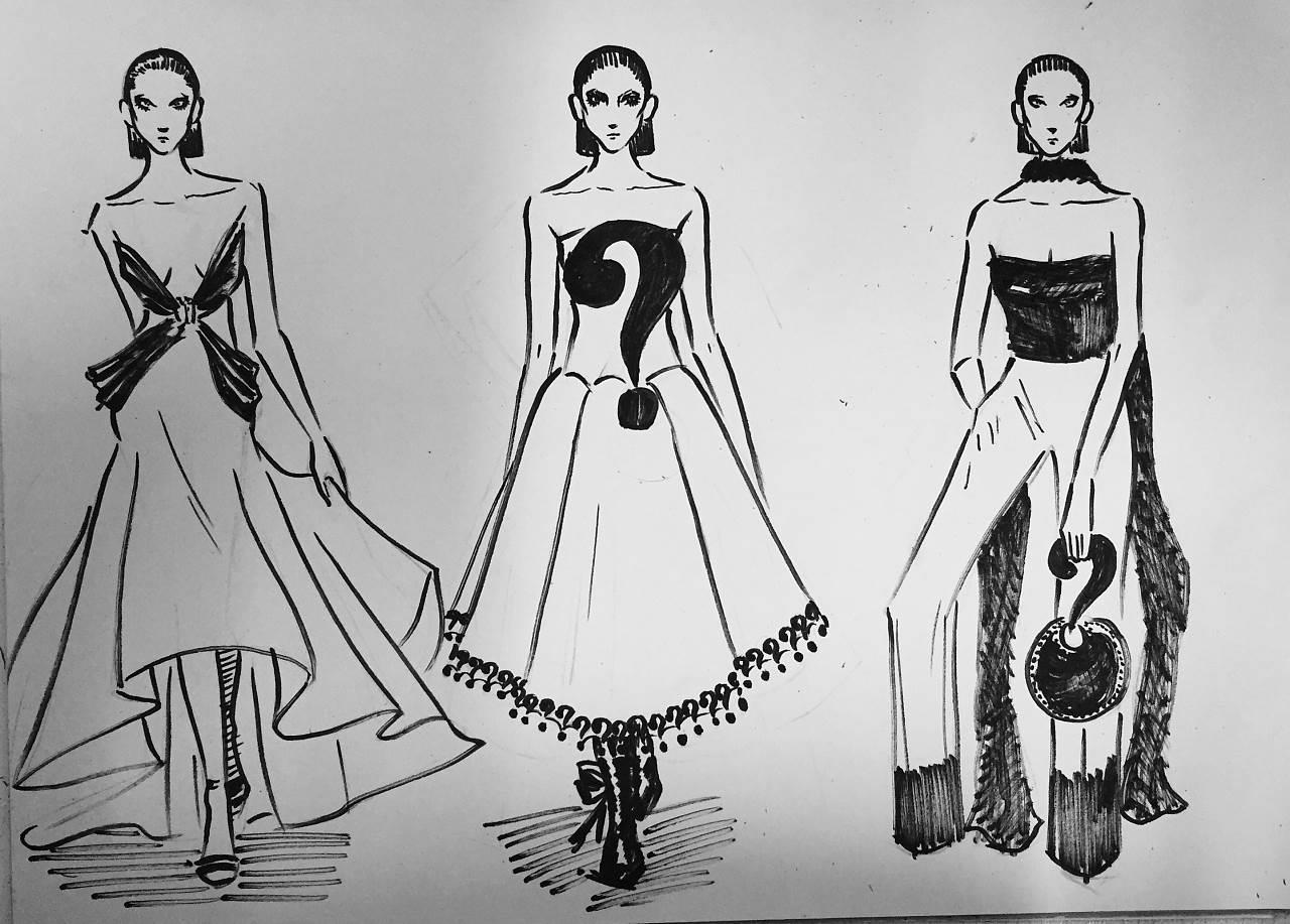 服饰简笔画 服饰简笔画彩色