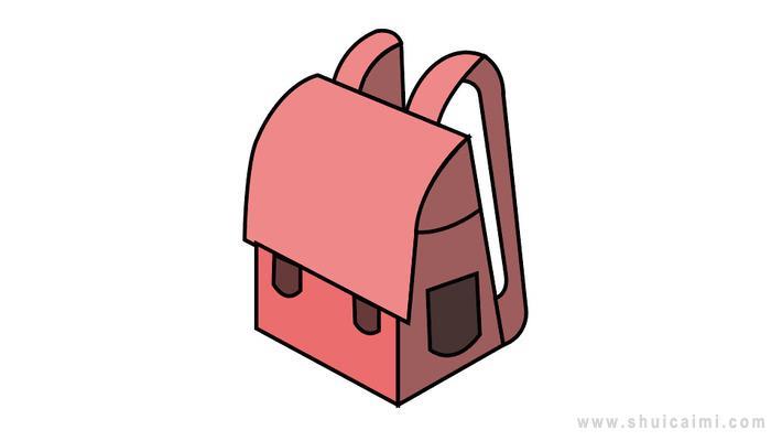 书包简笔画怎么画 书包简笔画画法