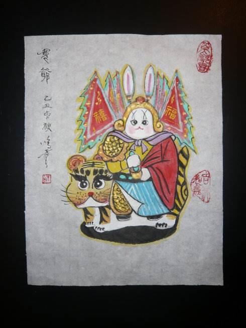 兔子财神爷简笔画 兔子财神爷简笔画图片大全