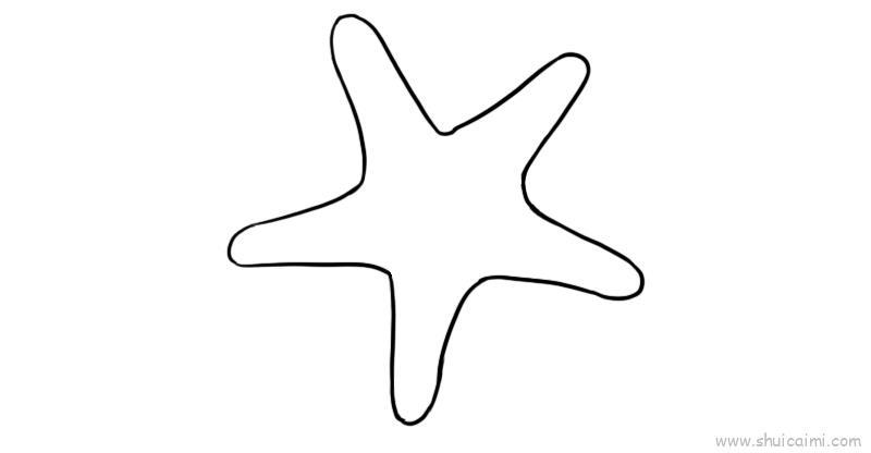 海星儿童画怎么画 海星简笔画简单