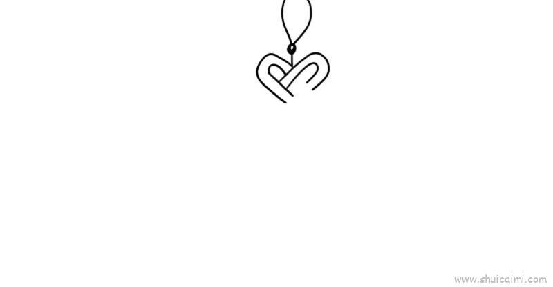 中国结儿童画怎么画 中国结简笔画简单