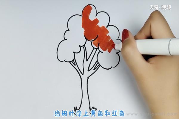 大树简笔画怎么画 大树简笔画图片大全