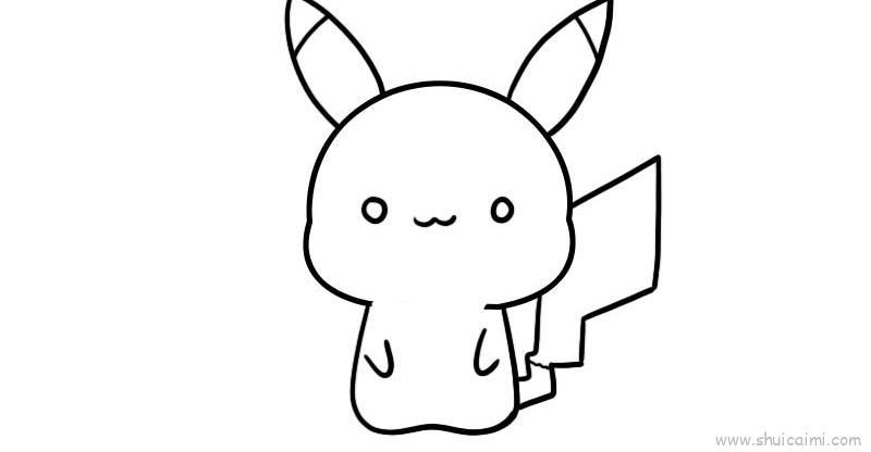 皮卡丘儿童画怎么画 皮卡丘简笔画顺序