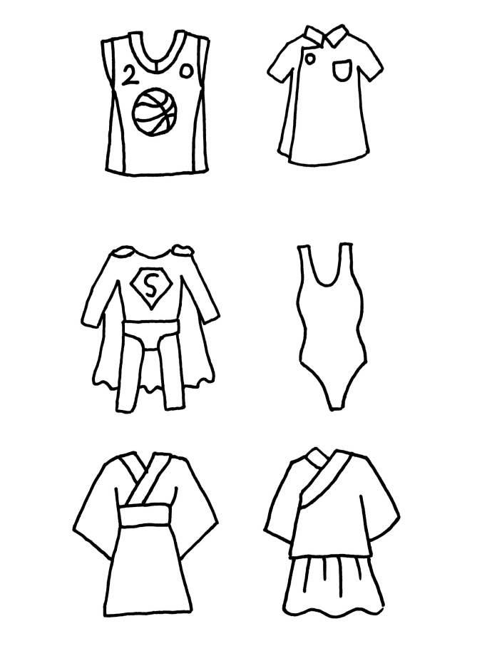 叠衣服简笔画 叠衣服简笔画儿童画