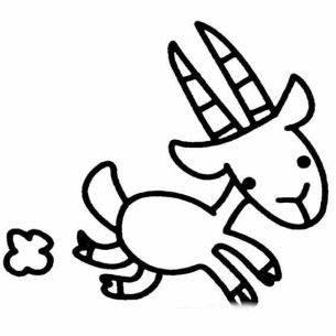 简笔画羊 简笔画羊的画法最简单